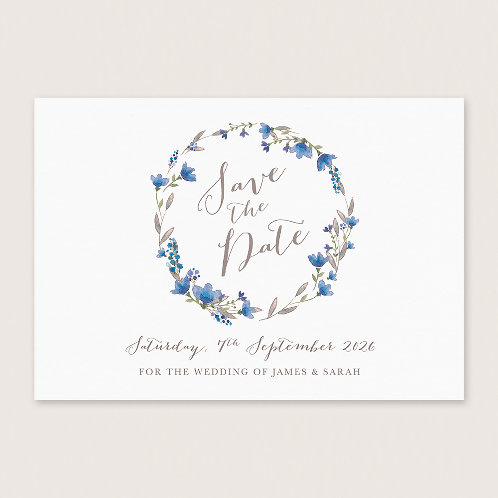 Blue Hydrangea Save the Date Magnets - Blue Floral Save the deals Date Magnets for Wedding - Blue Flower Wedding Save the Date Fridge Magnets 0022